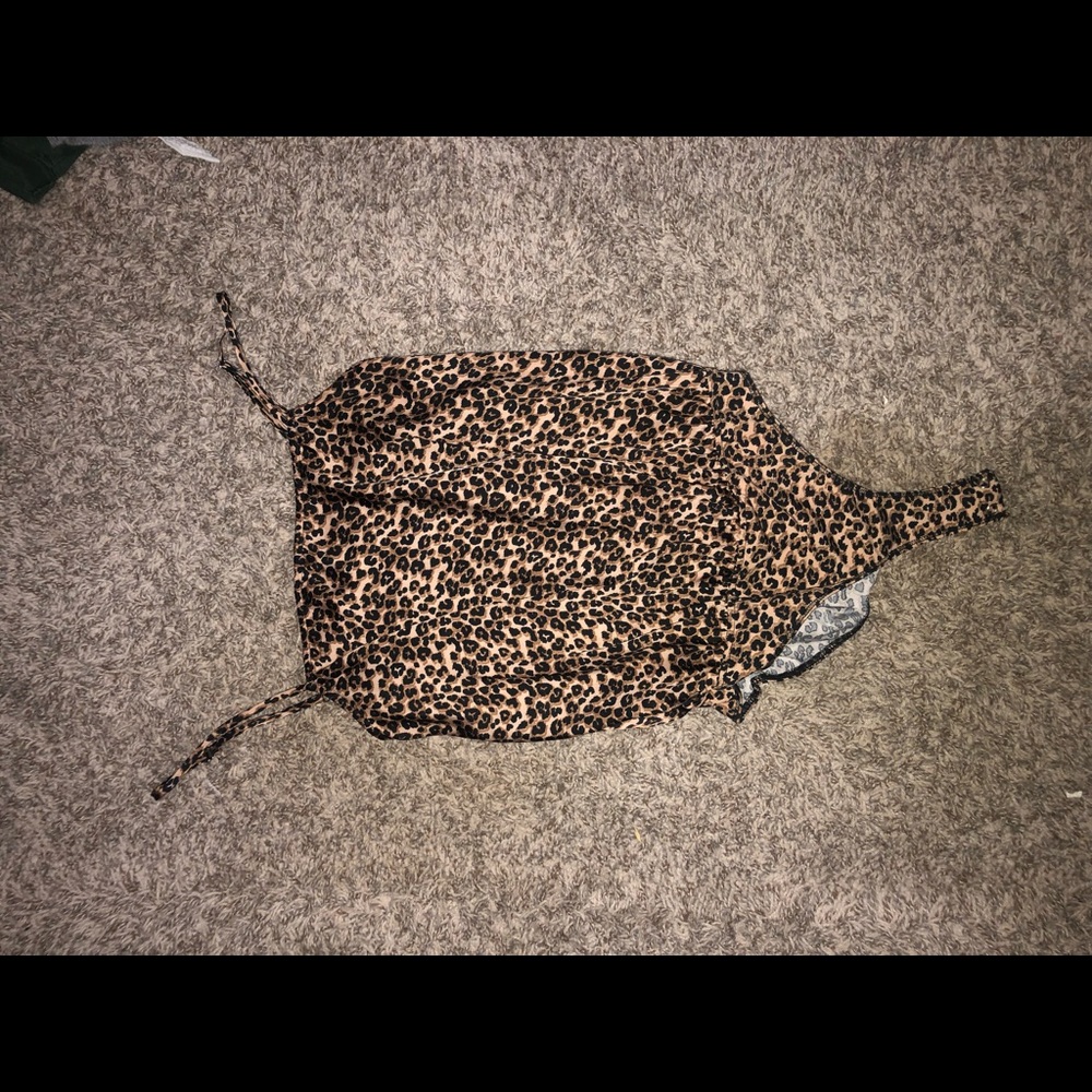 Cheetah print body suit size small